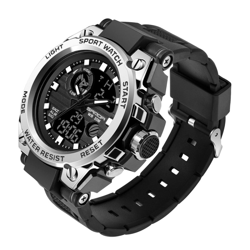 Quartz Watches Waterproof Shock Military Sport Watch