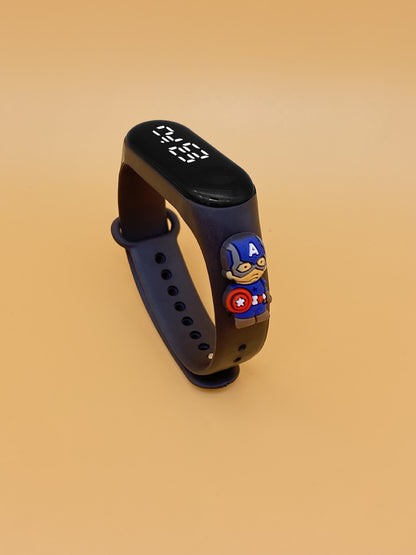 Disney Mickey Minnie LED Touch Watch Pooh Bear Bracelet