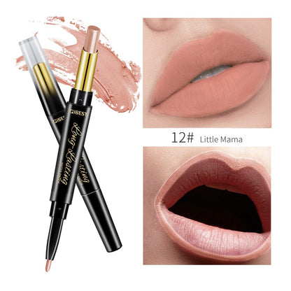 Waterproof Lipstick Pen 2 In 1 Lipstick Pen Lip Liner Lipstick Pencil