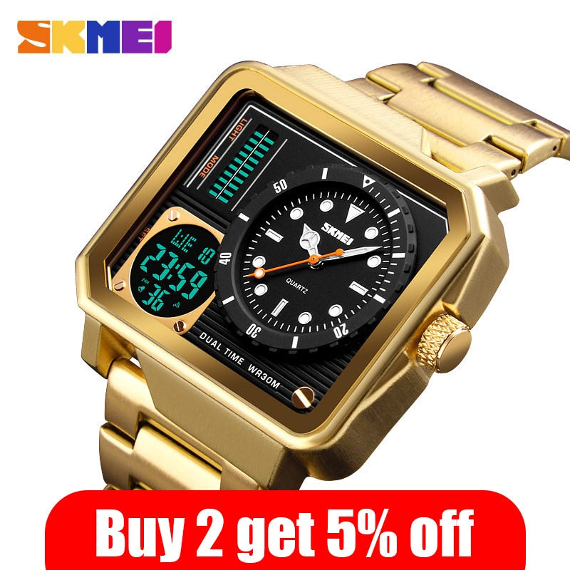 Watch Men Stainless Steel Strap Wrist watch