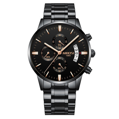 Top Brand Men's Quartz Clock Waterproof Sports Chronograph