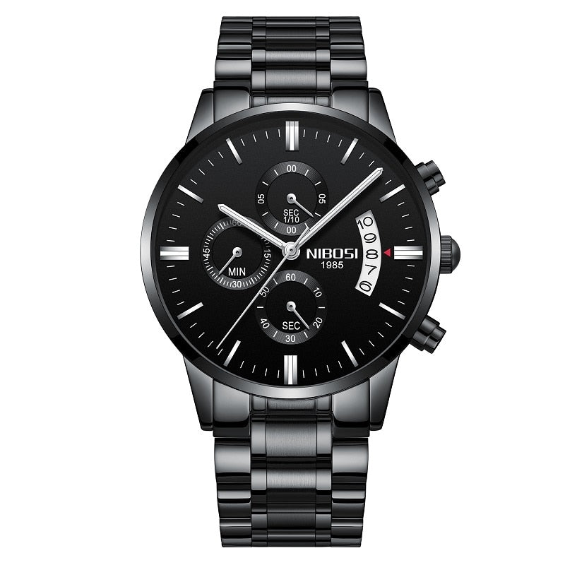 Top Brand Men's Quartz Clock Waterproof Sports Chronograph