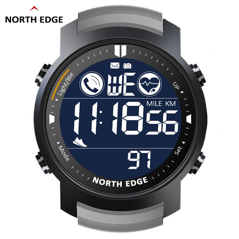 Digital Watch Military Waterproof Running Sports Pedometer