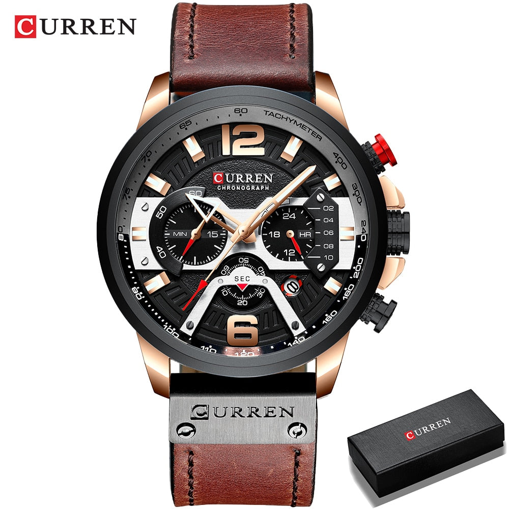 Top Brand Luxury Leather Sport