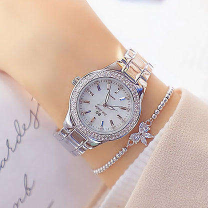 Wrist Watches Dress Gold Watch Crystal Diamond Watch