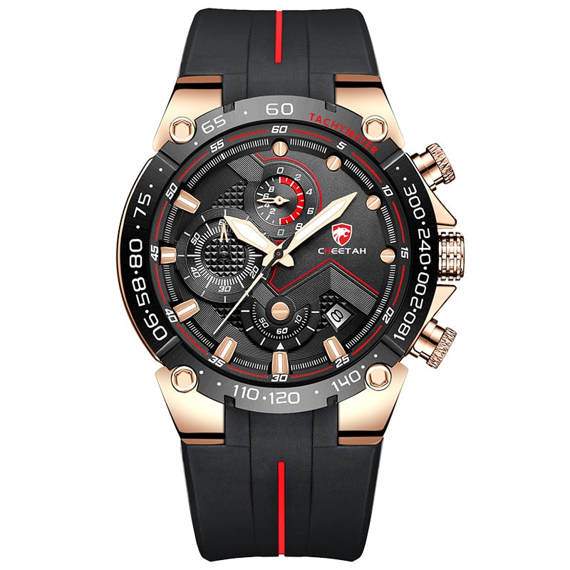 Luxury Brand Big Dial Watch Men Waterproof