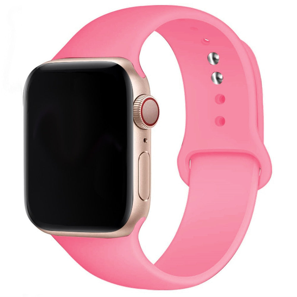 Silicone Strap For Apple Watch band