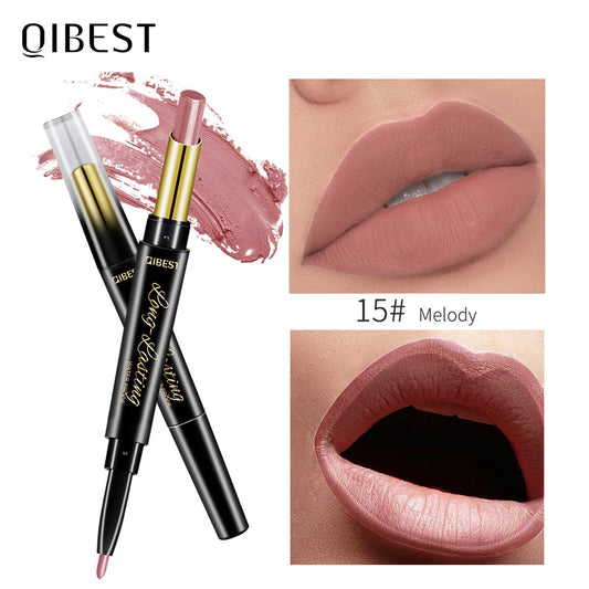 Waterproof Lipstick Pen 2 In 1 Lipstick Pen Lip Liner Lipstick Pencil