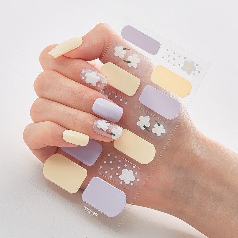 Five Sorts 0f Nail Stickers Decals Plain Stickers