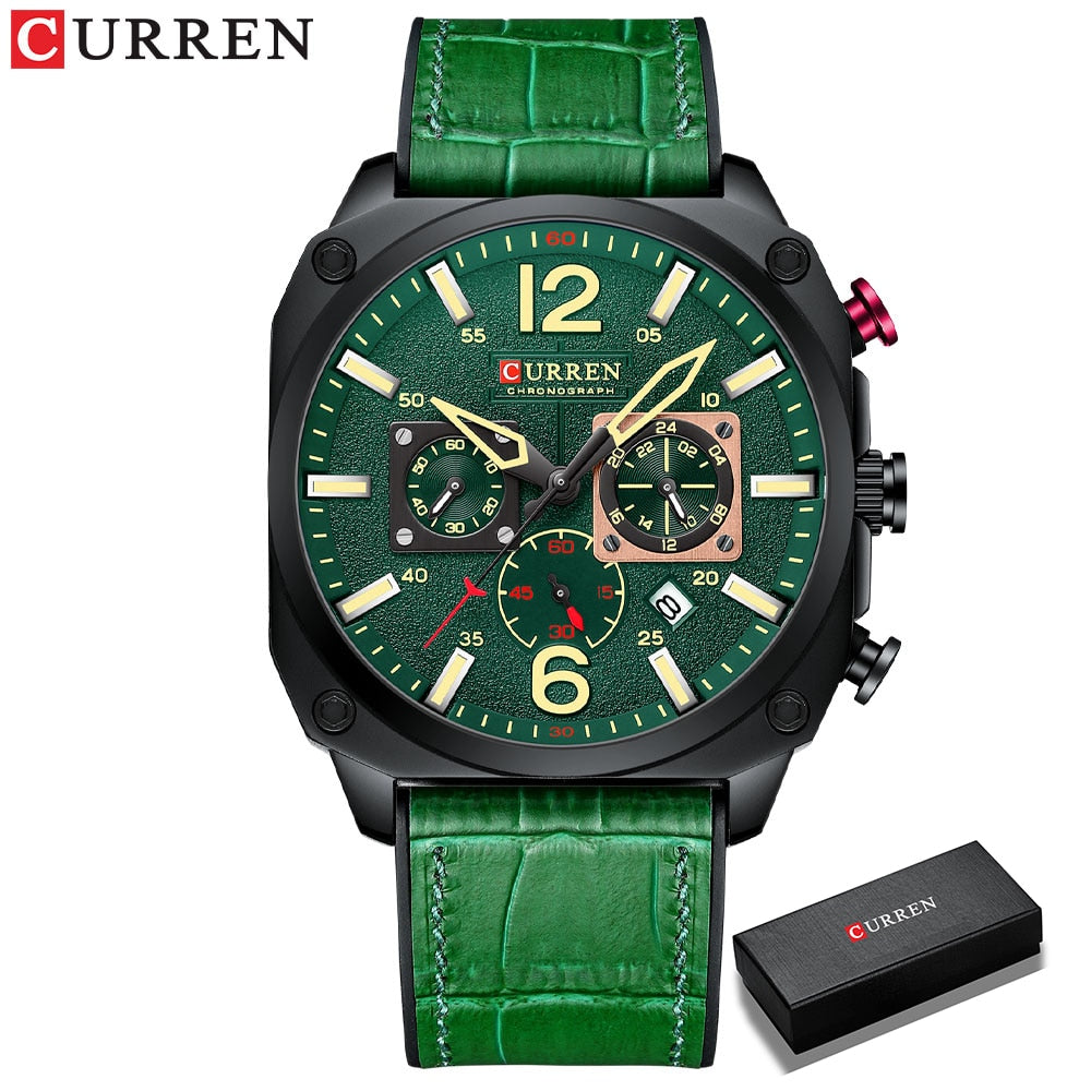 Brand Luxury Brown Quartz Wrist watch