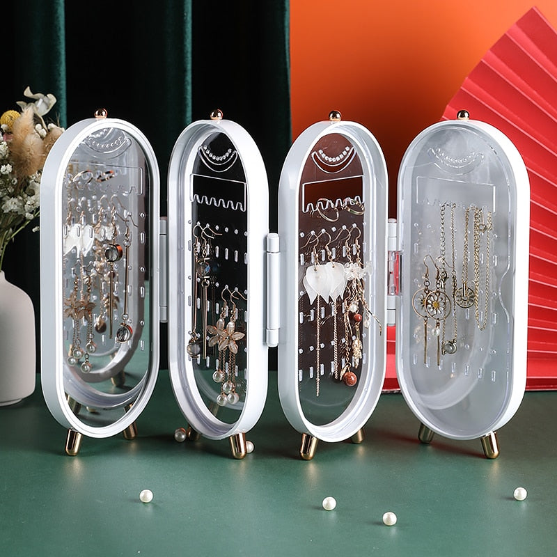 Foldable Jewelry Storage Box Household