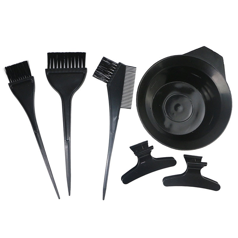 Hair Color Dye Bowl Comb Brushes Tool Kit