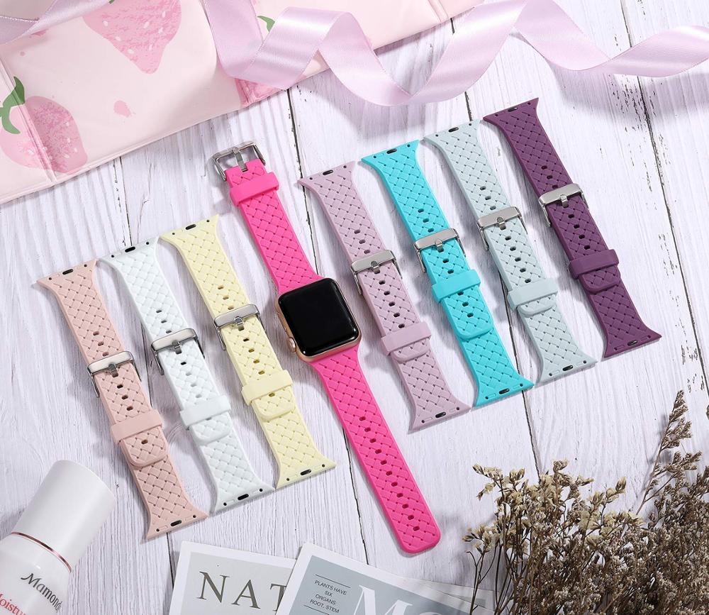 Silicone Strap for Apple watch band