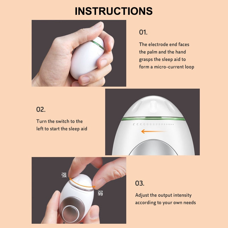 USB Charging Microcurrent Sleep Aid Device