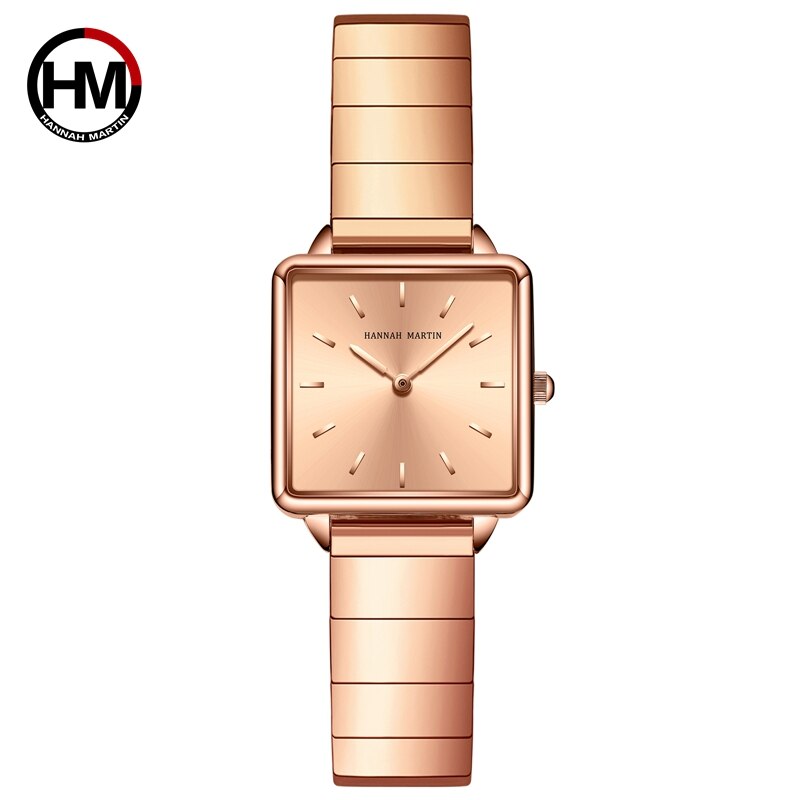 Rose Gold Simple Fashion Casual Brand Wristwatch