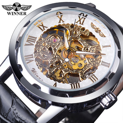 Black Gold Clock Watches Top Brand Luxury