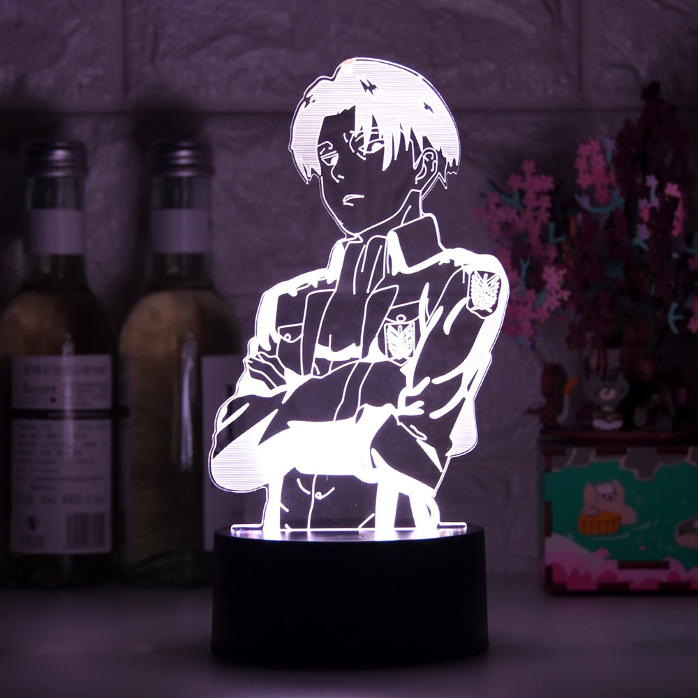 Acrylic Table Lamp Anime Attack on Titan