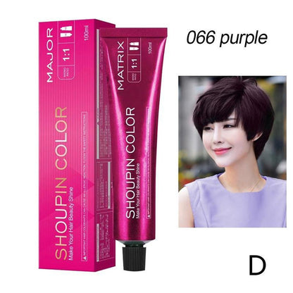 Hair Cream Mild Safe Hair Coloring Shampoo