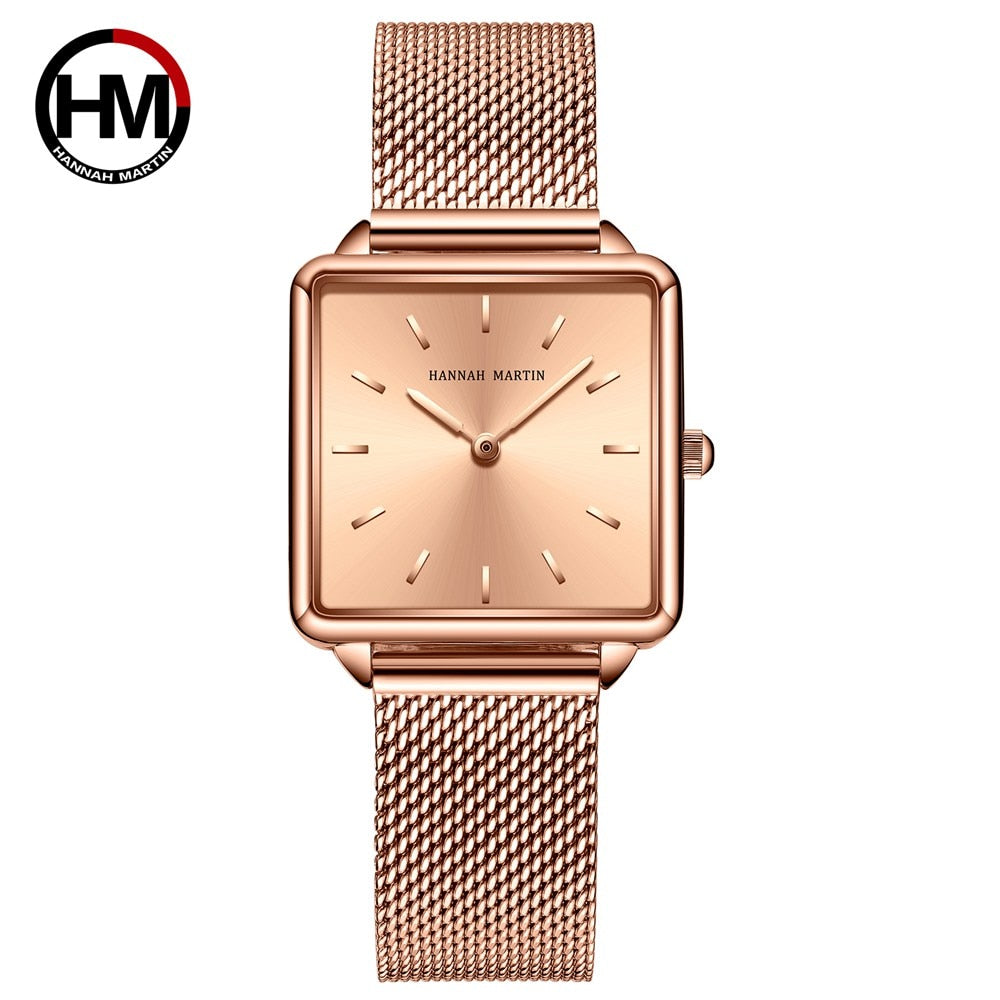 Rose Gold Simple Fashion Casual Brand Wristwatch