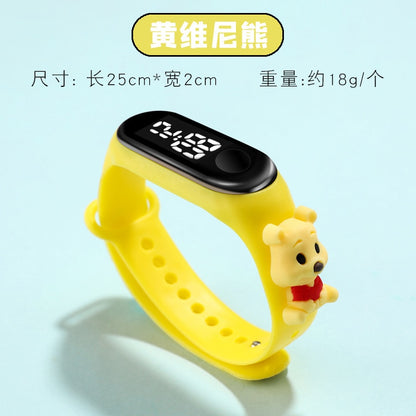 Disney Mickey Minnie LED Touch Watch Pooh Bear Bracelet