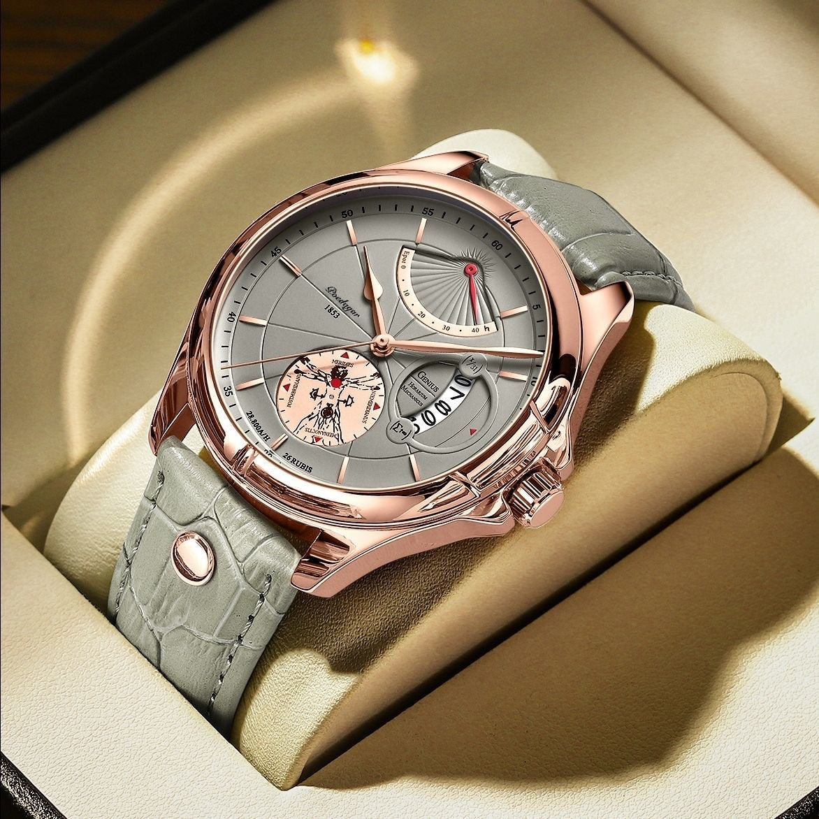 Top Brand Luxury Waterproof Date Quartz Watch