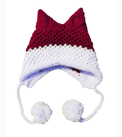 Cute Fox Ears Beanie Winter Warm