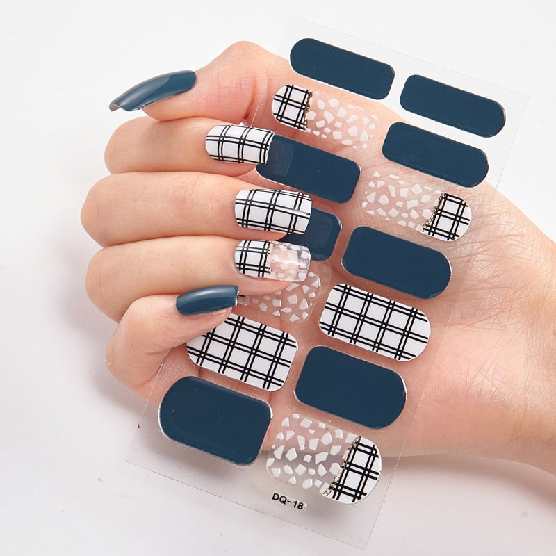 Five Sorts 0f Nail Stickers Decals Plain Stickers