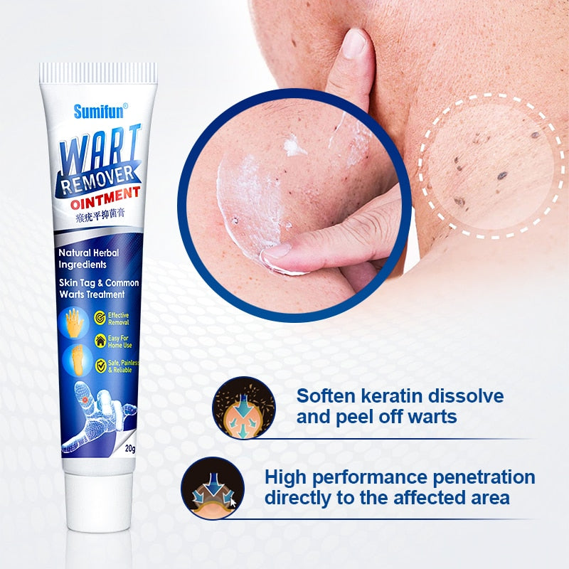 Warts Remover Antibacterial Ointment Wart Treatment Cream Skin