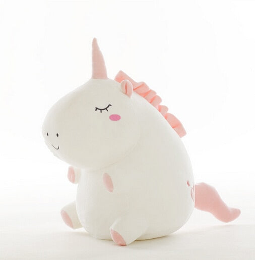 unicorn plush toy fat unicorn doll cute animal