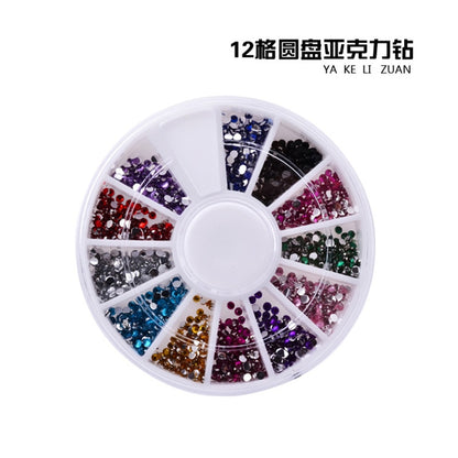 Nails Rhinestone 3D Acrylic Crystal Glitter