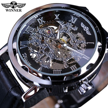 Black Gold Clock Watches Top Brand Luxury