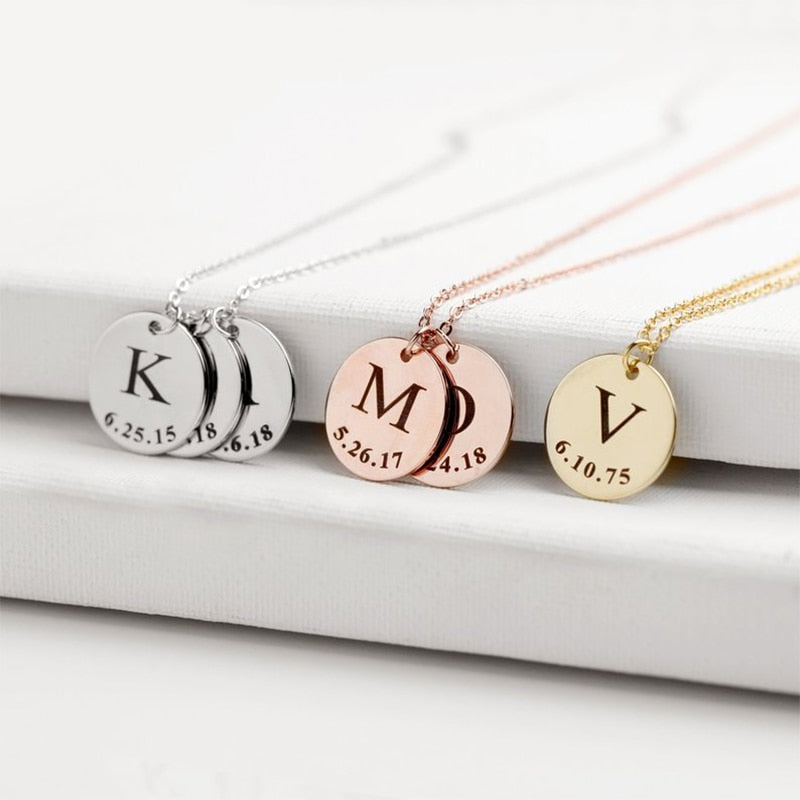 Charms for Jewelry Bracelet Personalized Bar Necklace