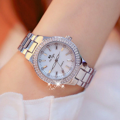 Wrist Watches Dress Gold Watch Crystal Diamond Watch