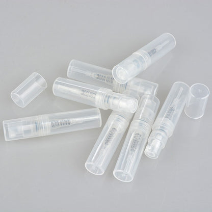 Small Round Plastic Containers Perfume Bottles Atomizer