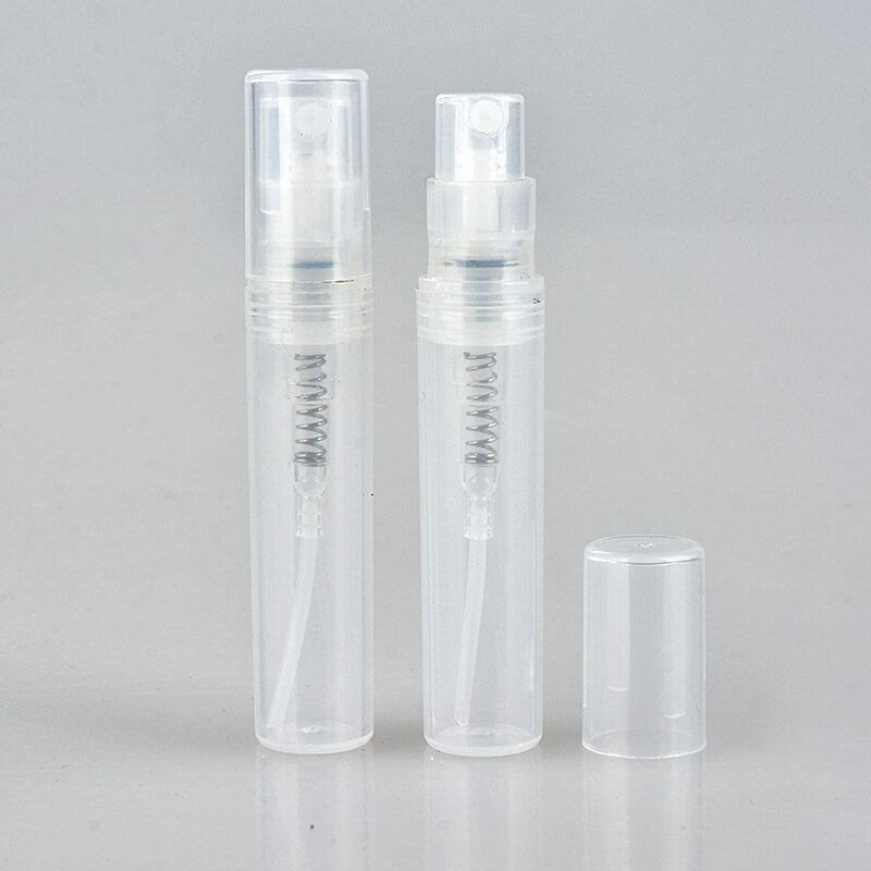 Small Round Plastic Containers Perfume Bottles Atomizer