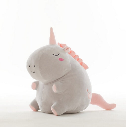 unicorn plush toy fat unicorn doll cute animal