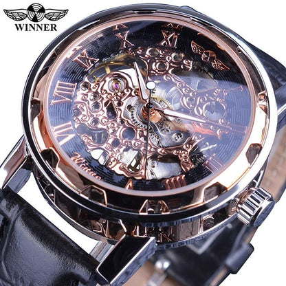 Black Gold Clock Watches Top Brand Luxury