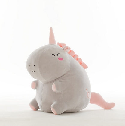 unicorn plush toy fat unicorn doll cute animal