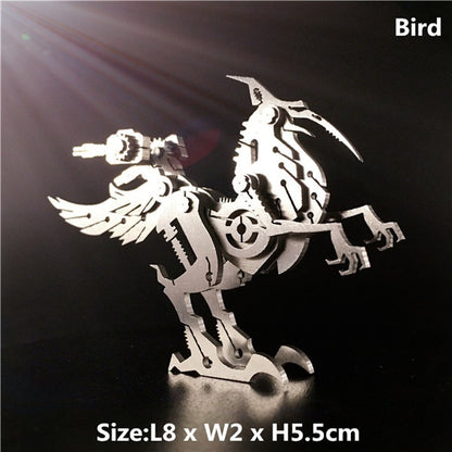 Metal Model Chinese Zodiac Dinosaurs western fire dragon