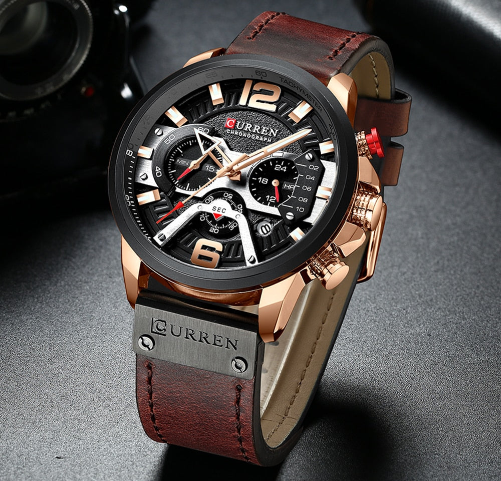 Top Brand Luxury Leather Sport