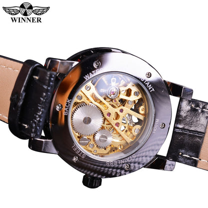 Black Gold Clock Watches Top Brand Luxury