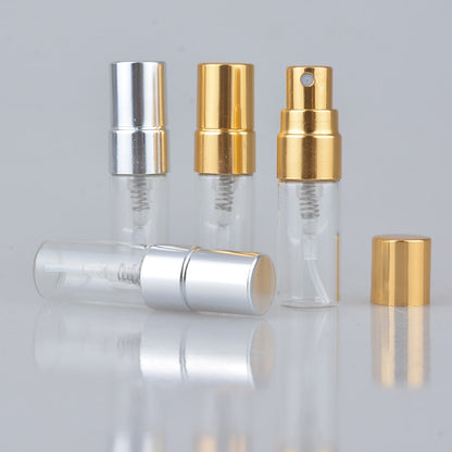 Portable Glass Refillable Perfume Bottle With Aluminum Atomizer