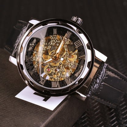 Black Gold Clock Watches Top Brand Luxury