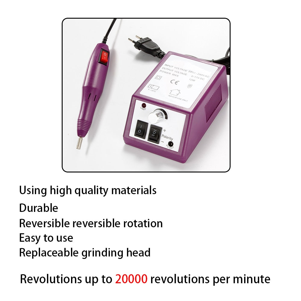 Nail Drill Electric Apparatus for Manicure