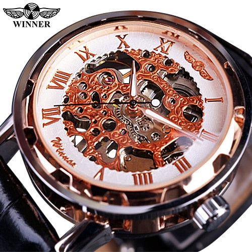 Black Gold Clock Watches Top Brand Luxury