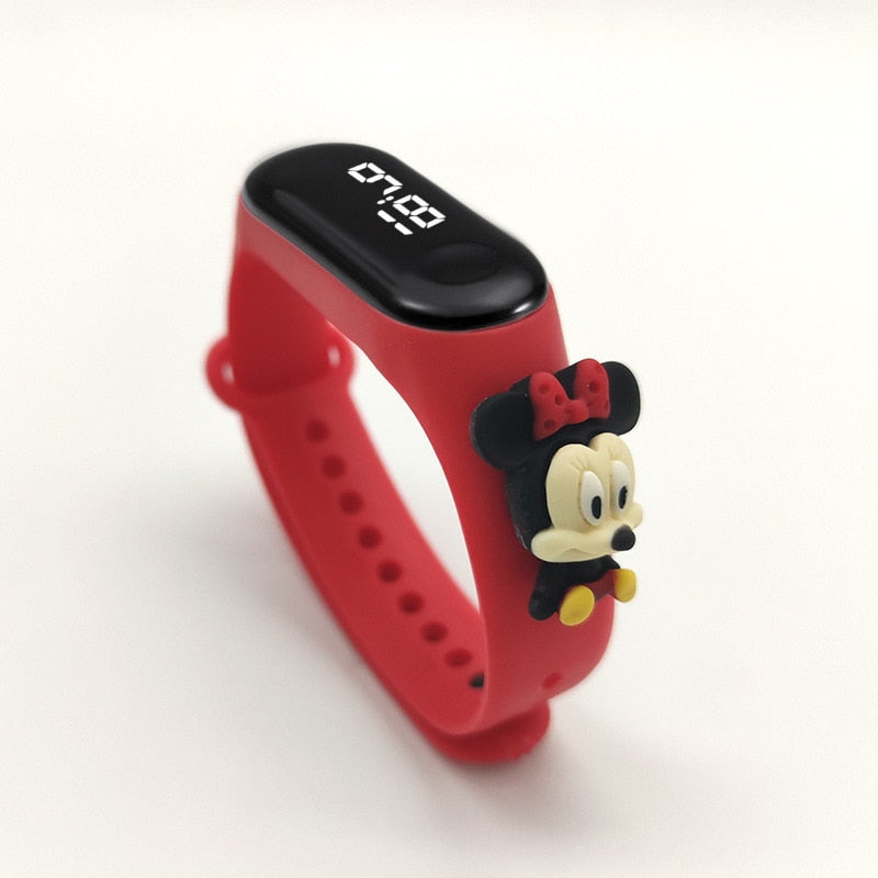 Disney Mickey Minnie LED Touch Watch Pooh Bear Bracelet