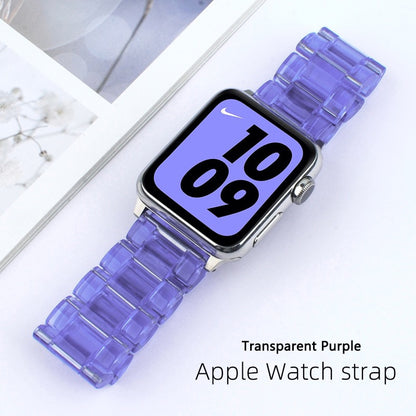 Transparent Resin Watch Band for Apple Watch