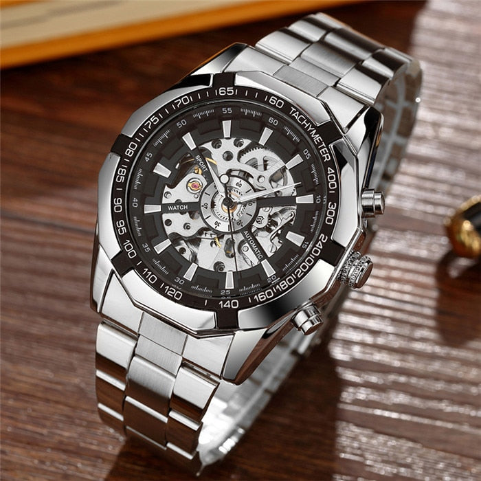 Skeleton Automatic Mechanical Watch Winner