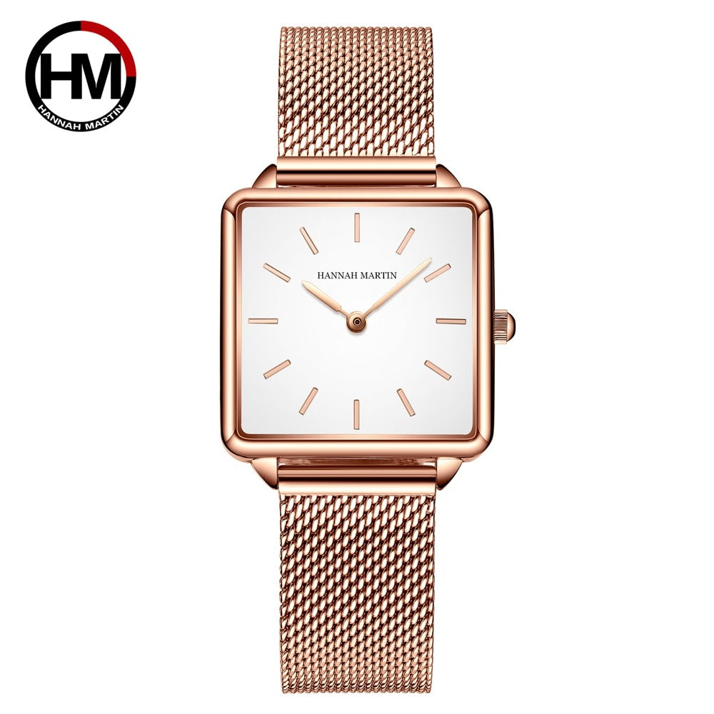 Rose Gold Simple Fashion Casual Brand Wristwatch