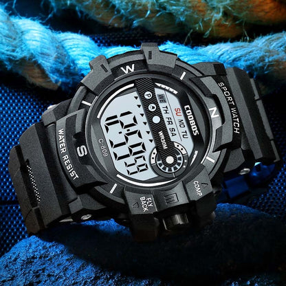 Cool Luminous Men Sport Watch High-end Silicone Strap